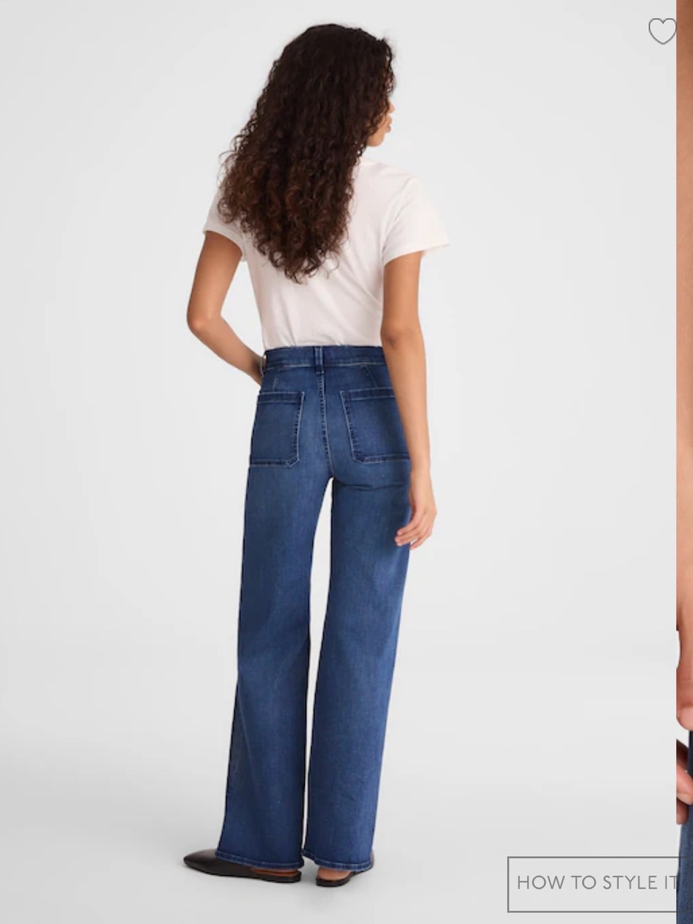 Madewell The Emmy Wide Leg High-Rise  Denim in Medium Blue - Picture 13 of 13